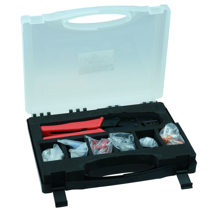 600pc Cord-end Bootlace Ferrule Kit with Crimping Tool