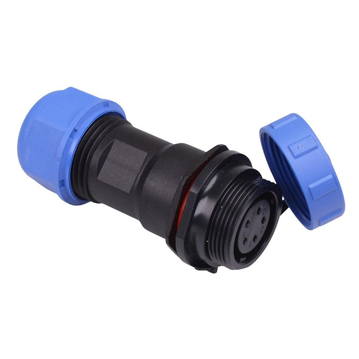 5 Pin Waterproof W17 Female Socket Cable Connector IP68