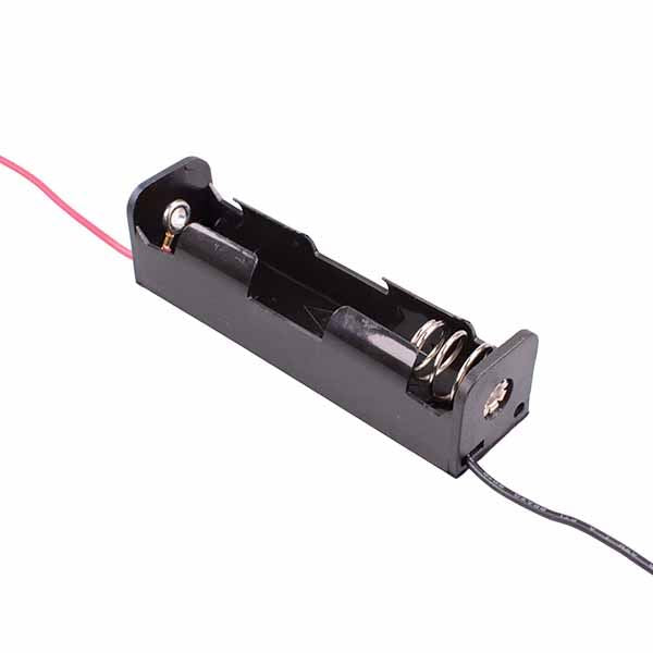 18650 x 1 Battery Holder 150mm Leads