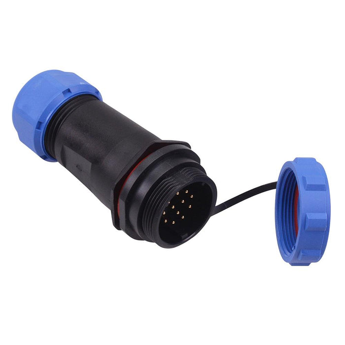 12 Pin Waterproof W21 Male Socket Cable Connector IP68