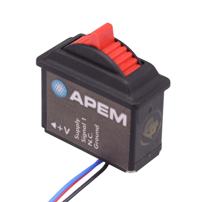 TW11RED12 Red Hall Effect Thumbwheel Self Centering Joystick APEM