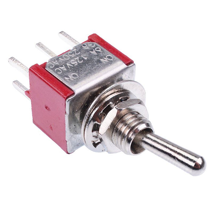 On-On Miniature PCB Toggle Switch DPDT