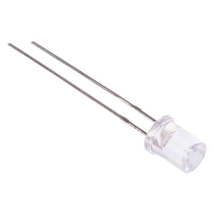 Red 5mm Concave Water Clear LED 70mcd 120°