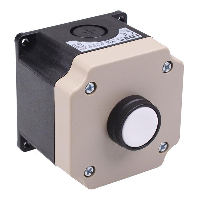IDEC White 22mm Momentary Push Button Switch Control Station 2NO 1NC IP65