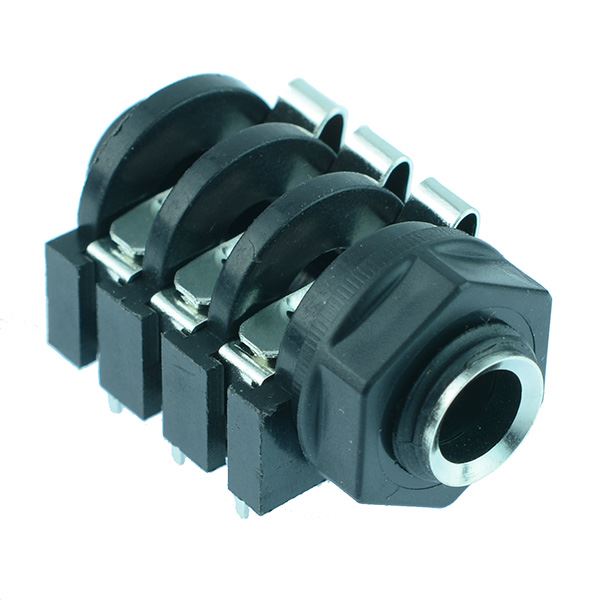 6.35mm PCB Mounting Stereo Jack Socket