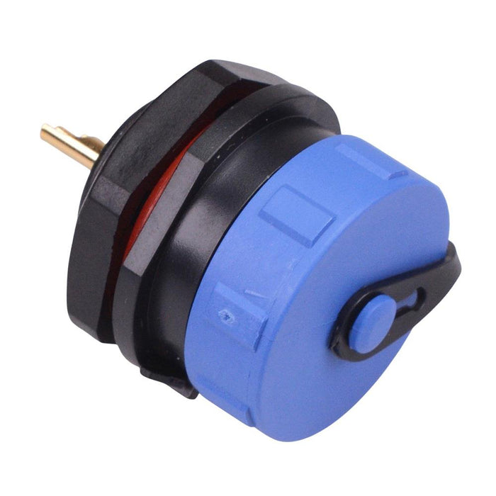 2 Pin Waterproof W17 Female Socket Panel Mount Connector IP68