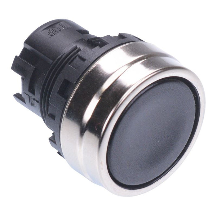 YW4B-A1B IDEC Black 22mm Maintained Metal Push Button Bezel for Non-illuminated YW Series