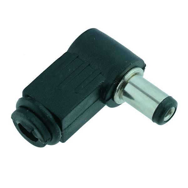 1.7mm x 5.5mm Right Angle Male DC Power Plug Connector