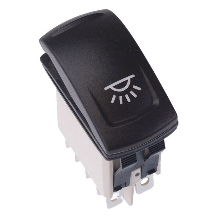 KR46CAKJJG22NXXXX15 Driver Light Latching Red 24V LED Auto Rocker Switch DPDT IP68 APEM