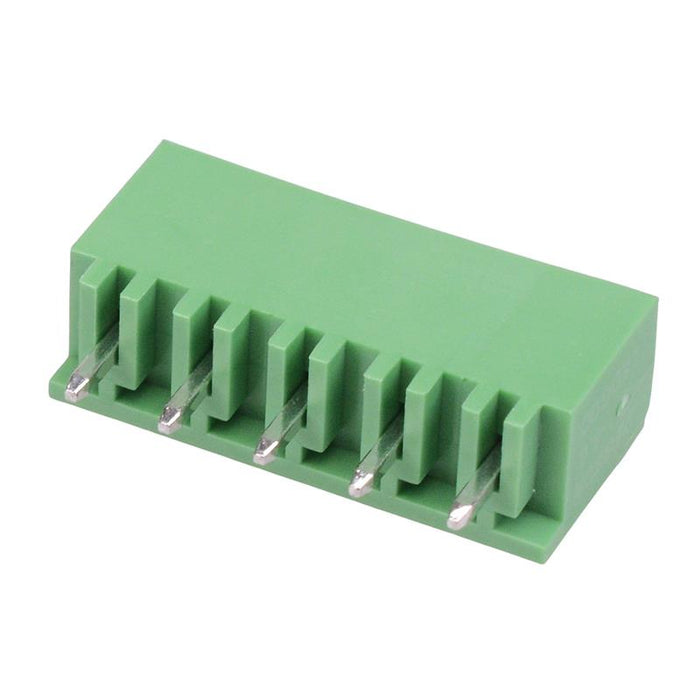 5-Way 5.00mm Vertical PCB Header Closed Ends 15A 300V