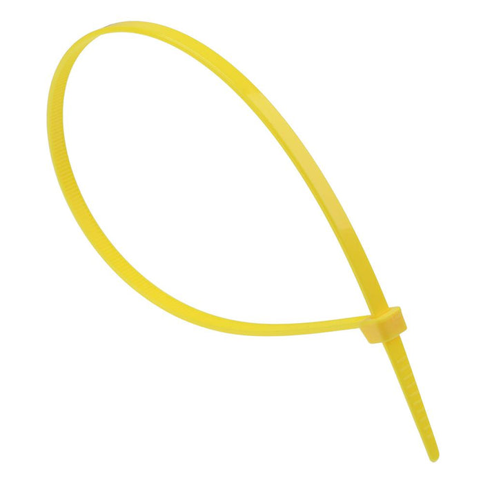 4.8mm x 300mm Yellow Cable Tie - Pack of 100