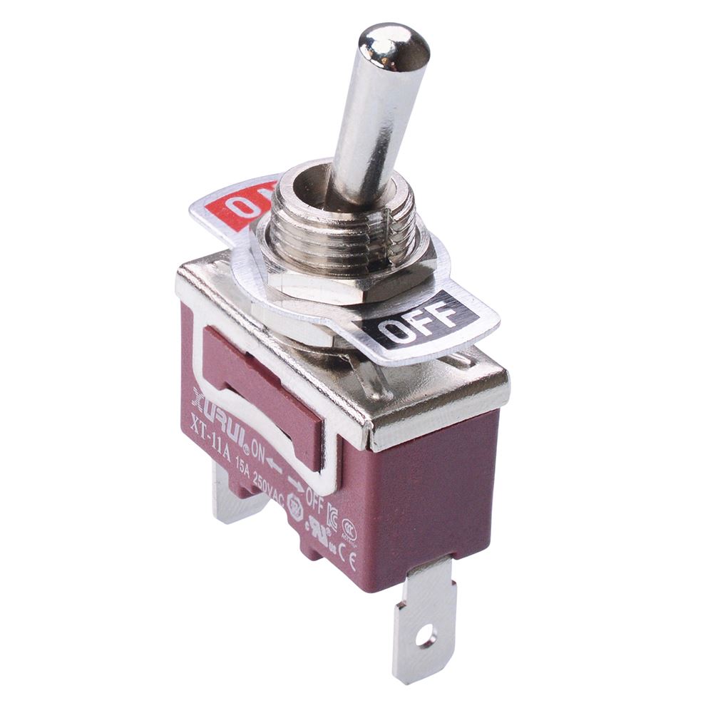 On Off SPST Toggle 250V AC