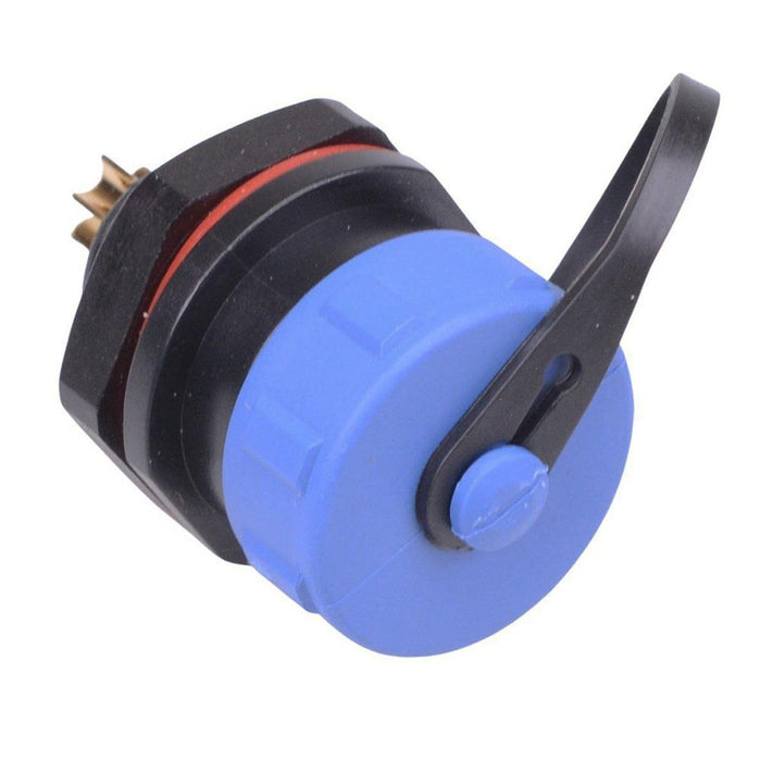 3 Pin Waterproof W13 Female Socket Panel Mount Connector IP68