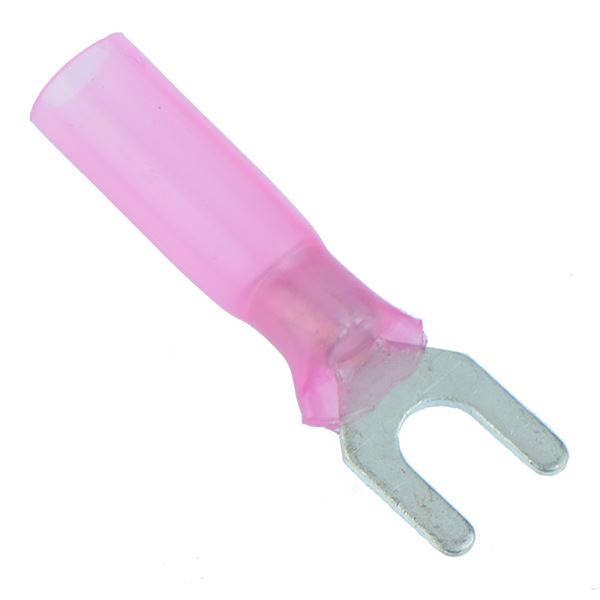 Red Heat Shrink 4.3mm Fork Terminal