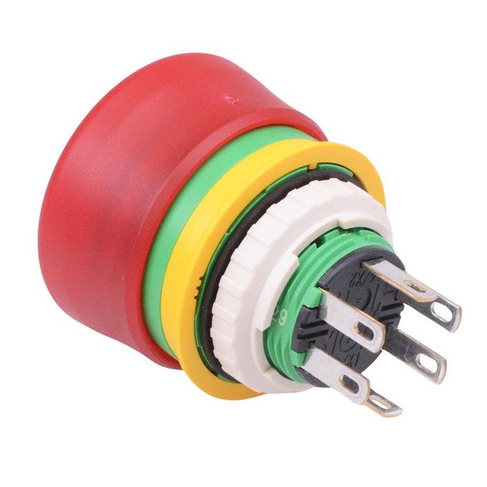 XA1E-LV3SG02Q4TR illuminated Unibody 16mm Emergency Stop Switch 2NC IDEC