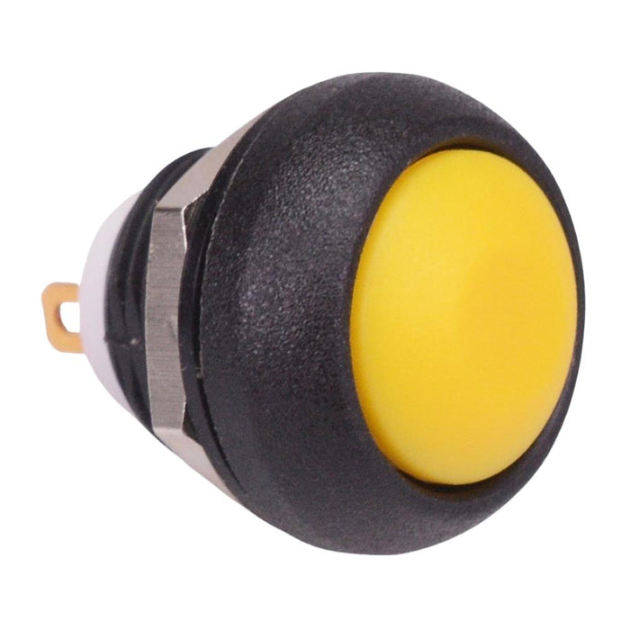 ISR3SAD500 Yellow Momentary 12mm Push Button Switch SPST IP67 APEM