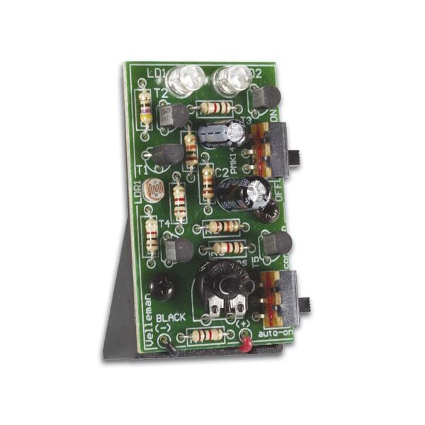 Dual Super Bright Flashing Red LED Lights Soldering Kit WSL148