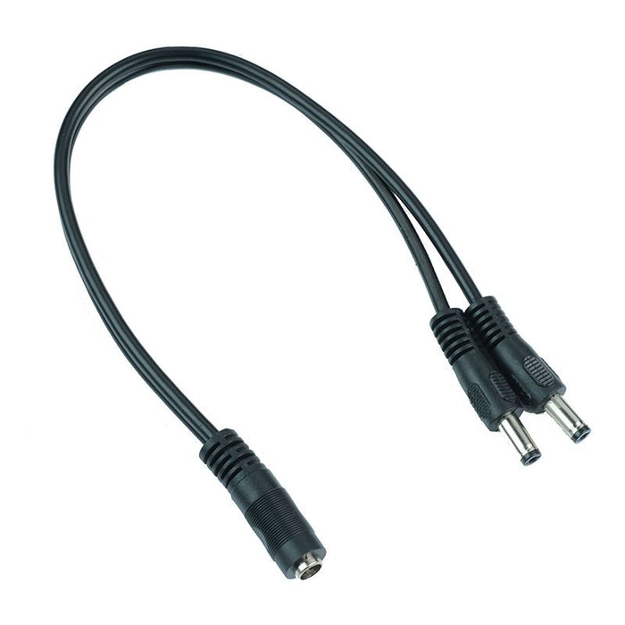 1 to 2 Way 2.1mm DC Splitter Cable Connector