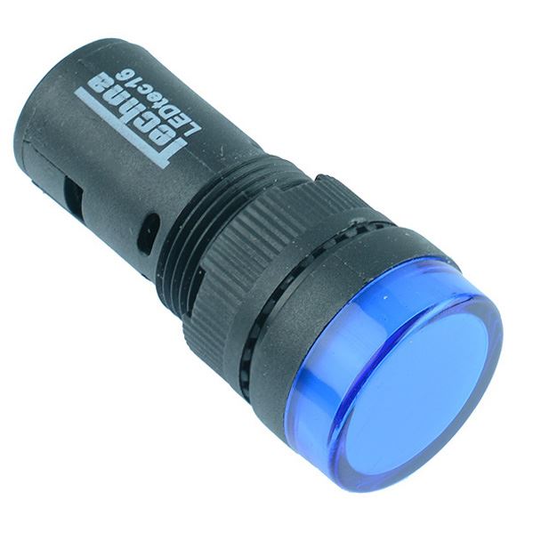 Blue 16mm LED Pilot Indicator Light 230V