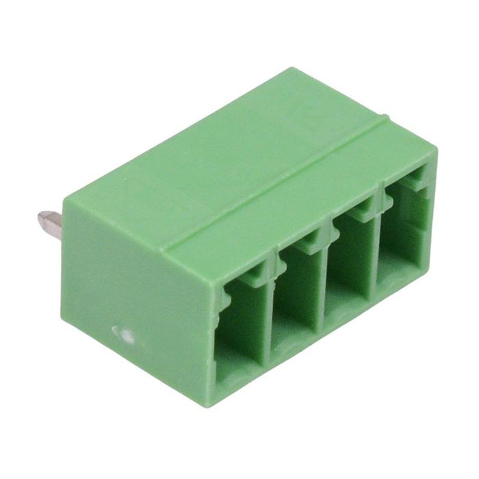 4-Way 3.5mm Vertical PCB Header Closed Ends 8A 300V