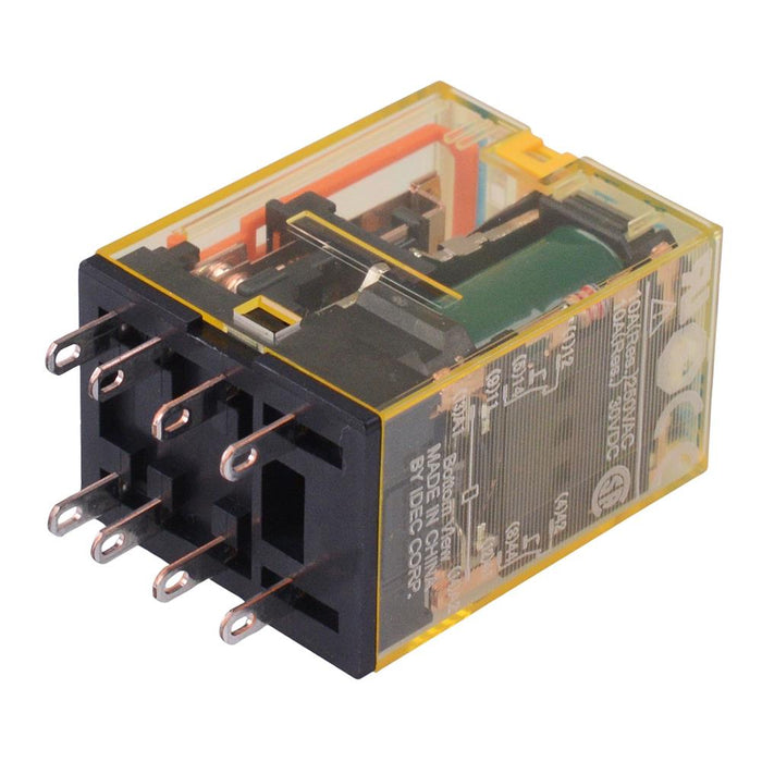 RU2S-CD-D24 24VDC Plug In Power Relay Diode 10A DPDT IDEC