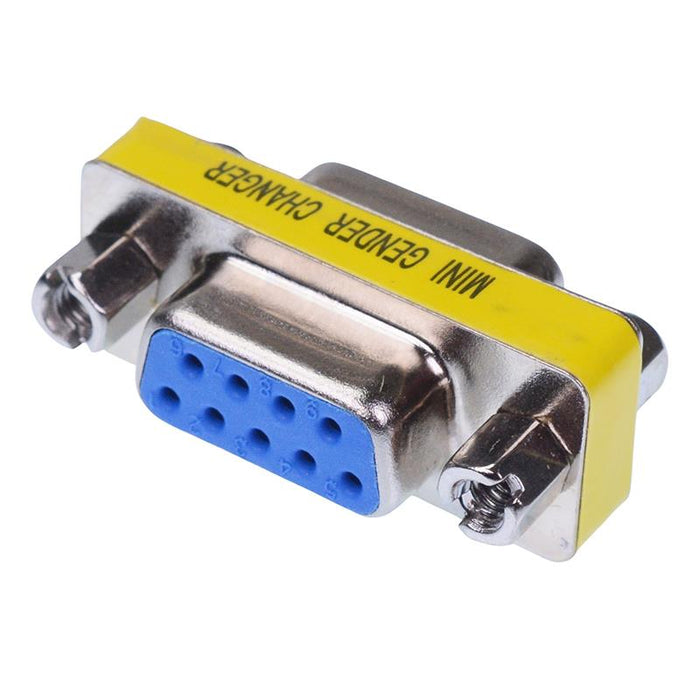 9 Way D Sub Female to Female Adapter Connector