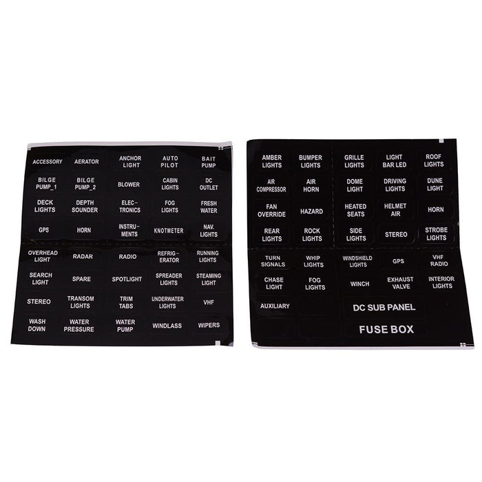 6 Way Locking Standard Blade Fuse Box 100A 32VDC