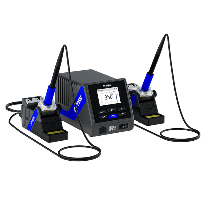 GT-6120B 130W Intelligent Dual Channel Soldering Station ATTEN
