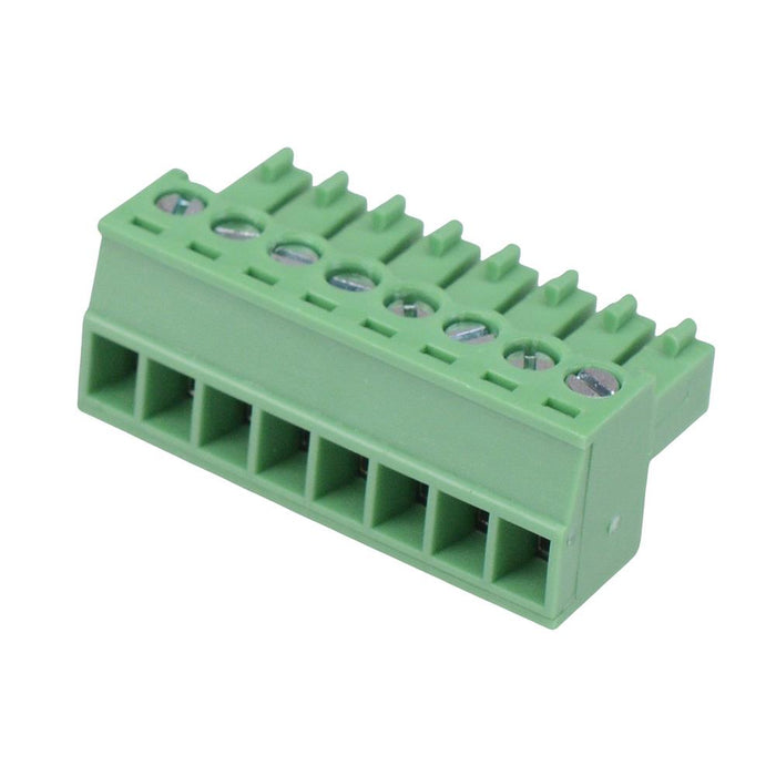 8-Way 3.5mm Right Angle Pluggable Terminal Block 8A 300V