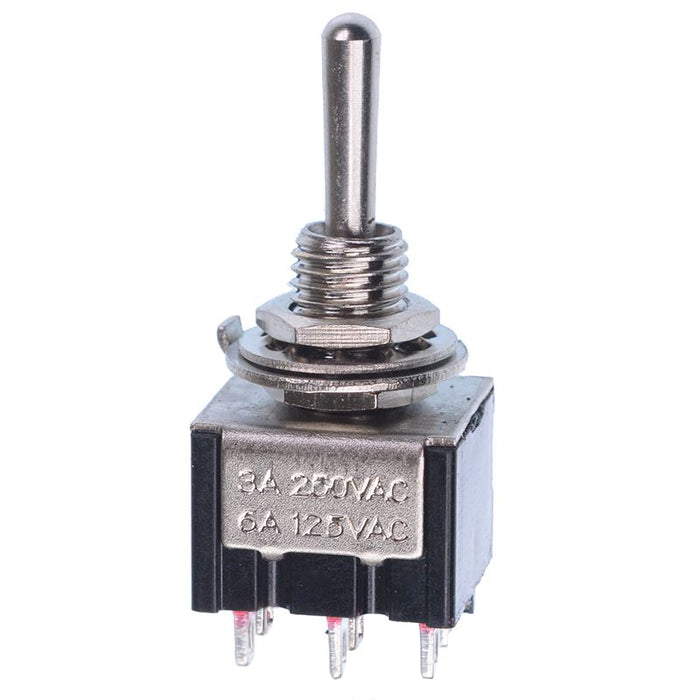 On-Off-On Miniature Toggle Switch DPDT