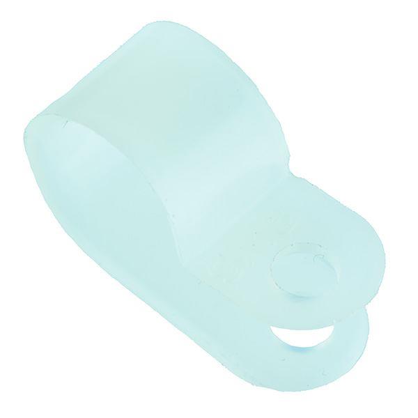 28.6mm Natural Nylon P Clip - Pack of 100