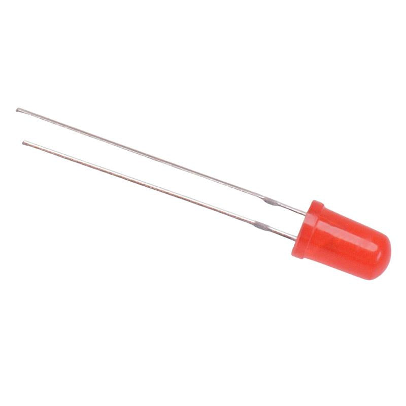 Red 5mm Diffused Round LED 60° 300mcd — Switch Electronics | Your One ...