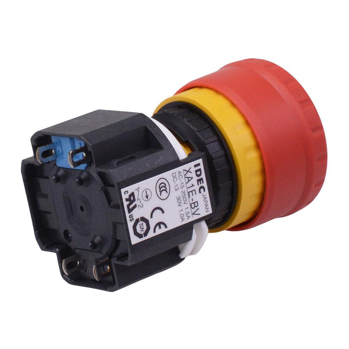 XA1E-BV311R 16mm Emergency Stop Switch 29mm Mushroom 1NO-1NC IP65 IDEC