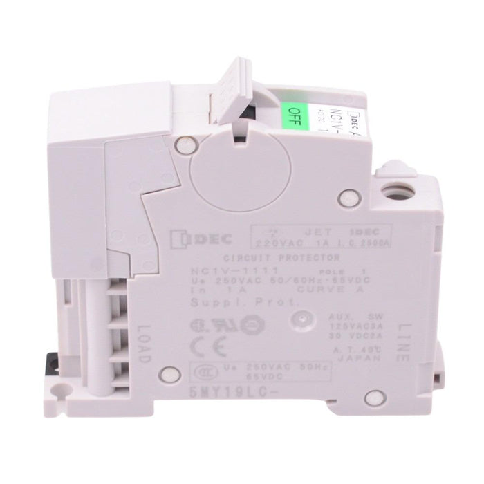 NC1V-1111-1AA IDEC 1-Pole 1A Miniature Circuit Breaker Hydraulic Magnetic DIN Rail