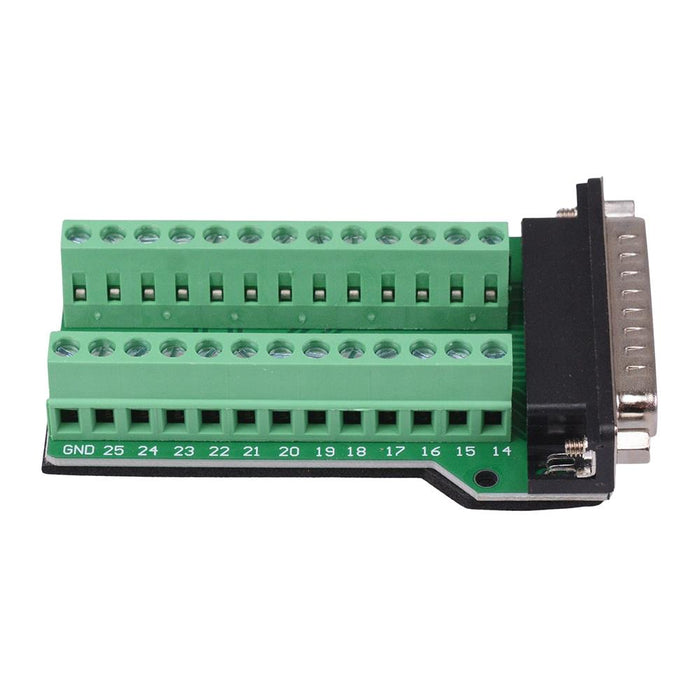 25 Way Male D Sub Connector with Terminal Blocks