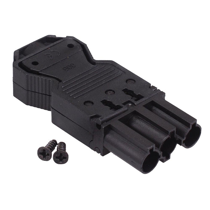 3 Pole Male Lighting Connector 16A 600V
