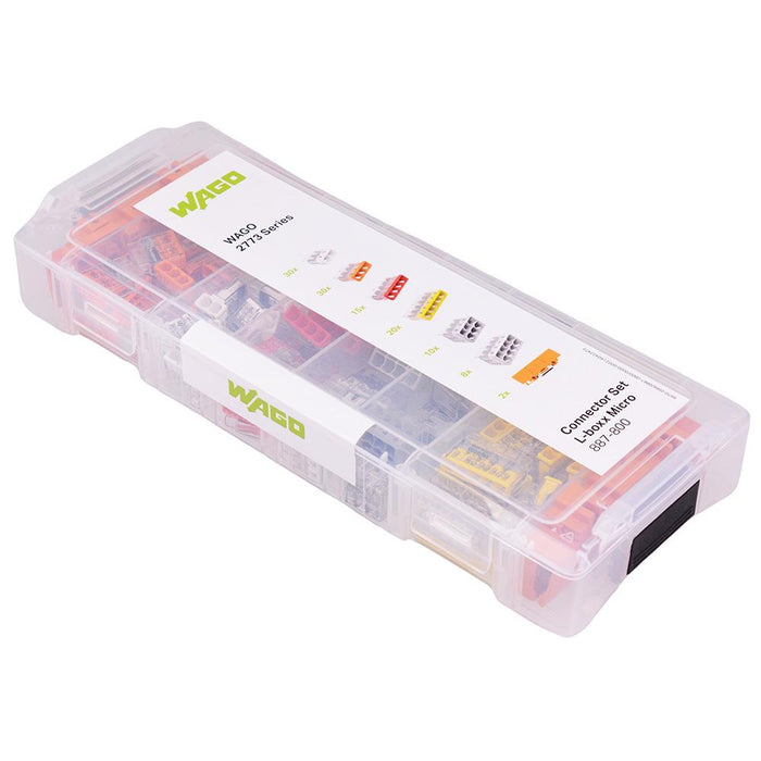 887-800 WAGO 115pcs 2773 Push Wire Splicing Connectors Assorted Box