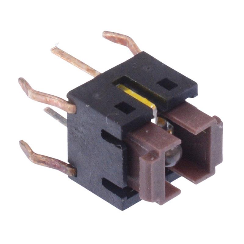 TLL62BYV Yellow LED 6x6mm Through Hole PCB Tactile Switch 160gf SPST ...