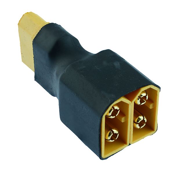 Parallel XT60 Male to 2 Female Connector