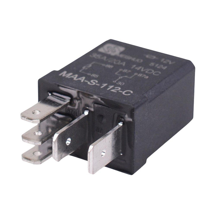 Relè Per Auto SPDT 896H-1CH-S1-R1 – 12V 30A, 5 Pin, Mini ISO, Connettore Rapido, Ampia Temperatura