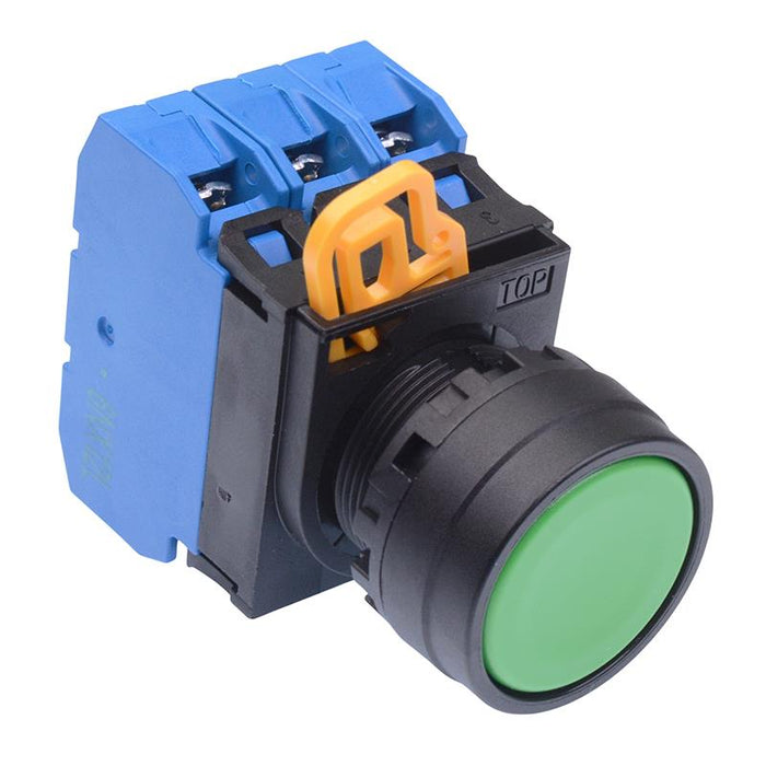 YW1B-A1E30G Green 22mm Maintained Push Button Switch 3NO IP65 IDEC