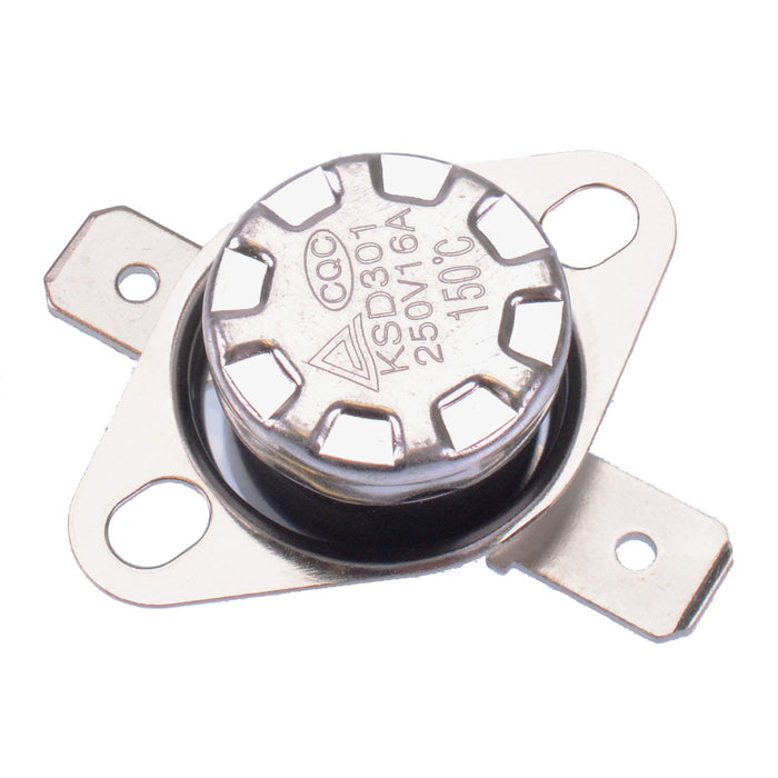 150°C Normally Closed Thermostat Thermal Temperature Switch Flat Terminals NC