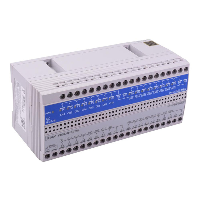 EB3C-R16CDN 16 Channel Relay Barrier Common Wiring 24VDC IDEC