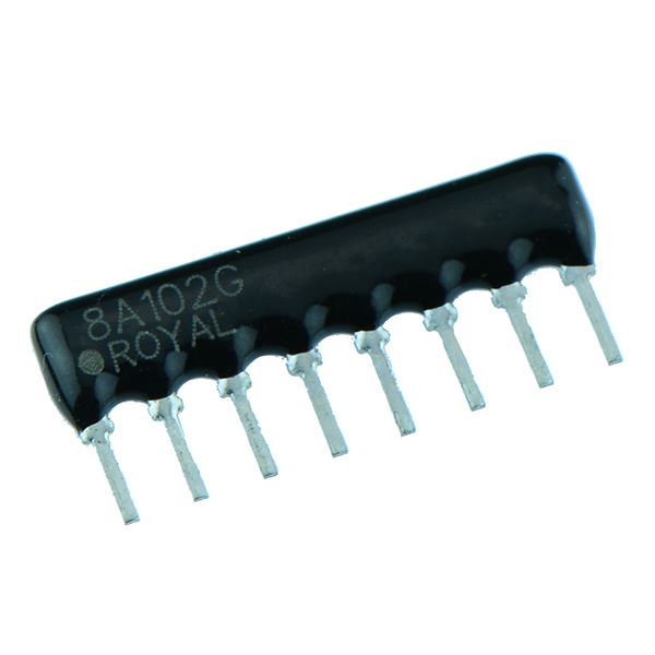 4k7 7 Commoned Resistor Network 2%