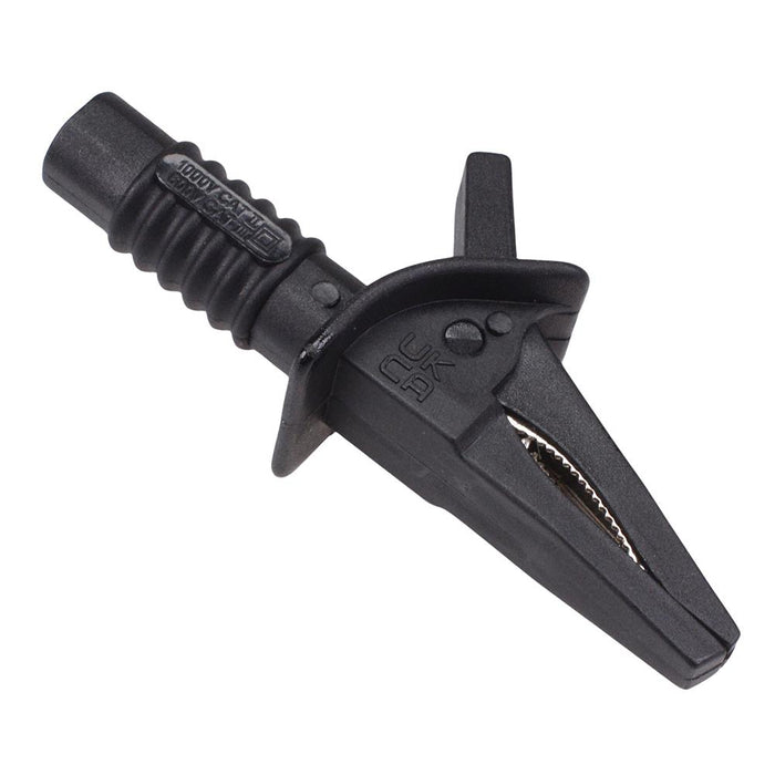 FCR7940 Black 4mm Insulated Test Crocodile Clip CLIFF