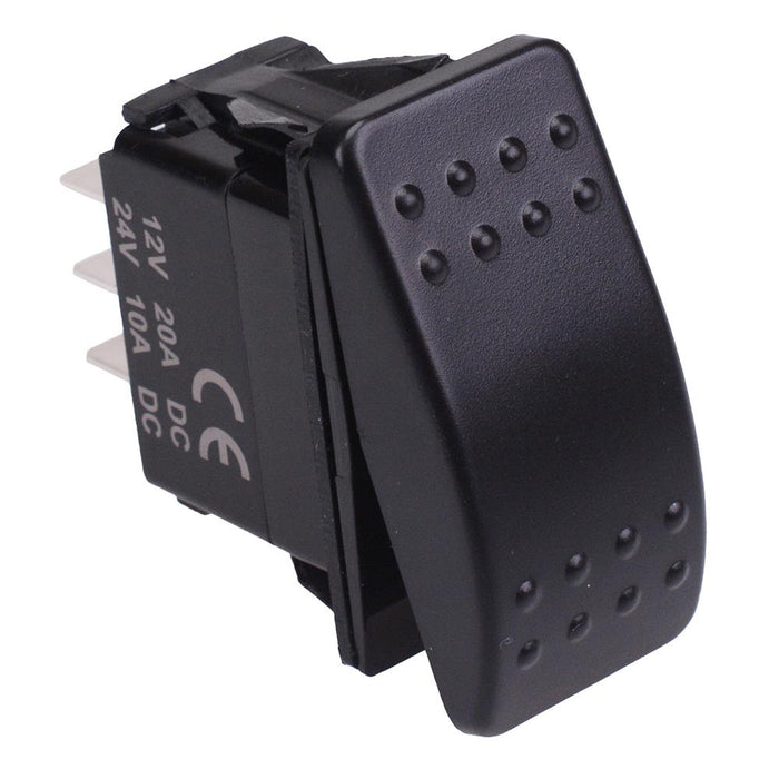 On-(On) Momentary Automotive Rocker Switch DPDT 10A 12-24V IP68