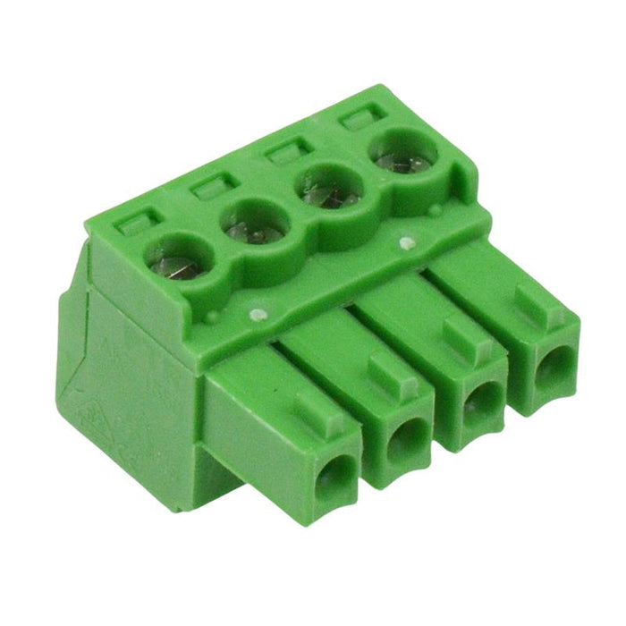4-Way 3.81mm Right Angle Pluggable Terminal Block 8A 300V
