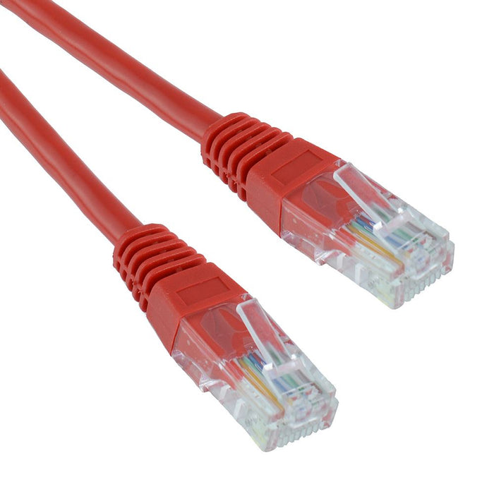 Red 3m RJ45 Ethernet Network Cable Lead