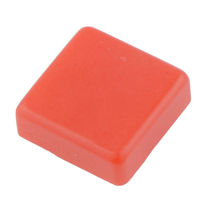 Red Square 12x12mm Tactile Switch Cap