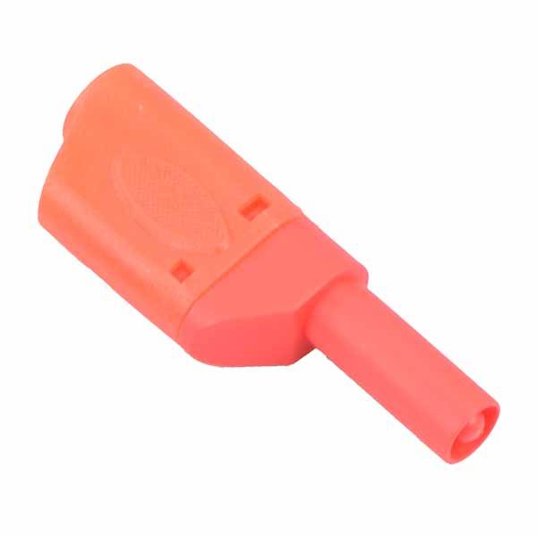 Red 4mm Shrouded Test Plug 32A
